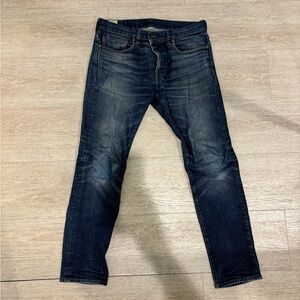 J. Crew Blue Jeans with personalized patch